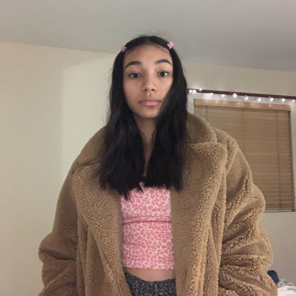 Light Brown Fluffy CoatFrom Nordstrom